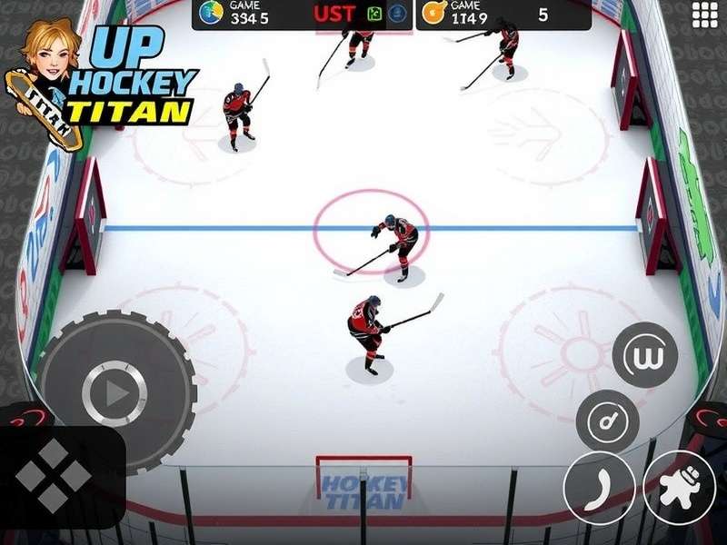 UP Hockey Titan Gameplay Screenshot
